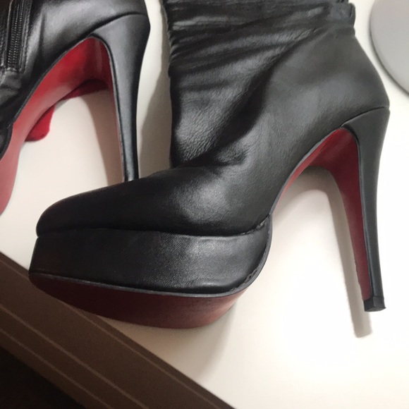 Louboutin Stiletto Boots Size 10 Euro 40 - Picture 6 of 17